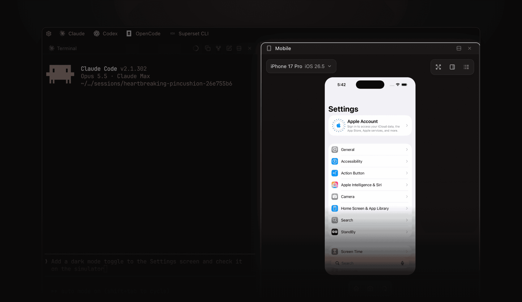 A Mobile Simulator Pane and Page Sharing